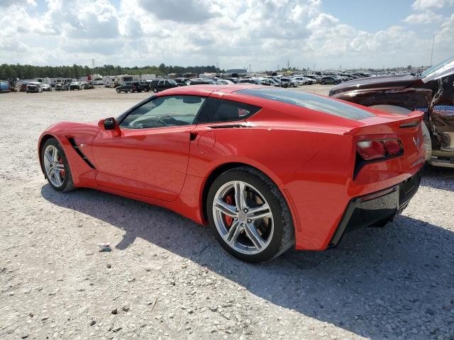 1G1YB2D78H5123858 - 2017 CHEVROLET CORVETTE STINGRAY 1LT RED photo 2