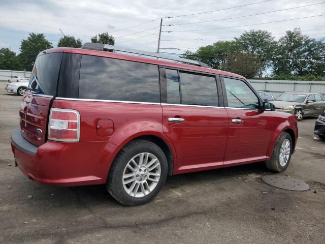 2FMHK6C86FBA06955 - 2015 FORD FLEX SEL MAROON photo 3