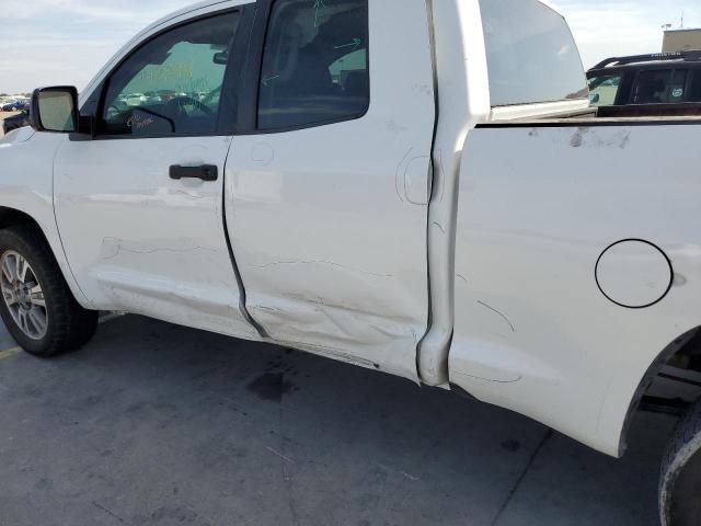 5TFRM5F15EX070746 - 2014 TOYOTA TUNDRA DOUBLE CAB SR/SR5 WHITE photo 9