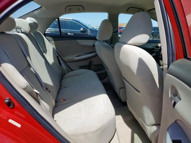 1NXBU4EE3AZ235605 - 2010 TOYOTA COROLLA BASE Կարմիր լուսանկար 10