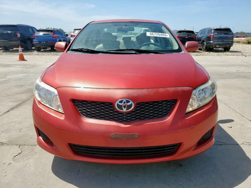 1NXBU4EE3AZ235605 - 2010 TOYOTA COROLLA BASE Կարմիր լուսանկար 5