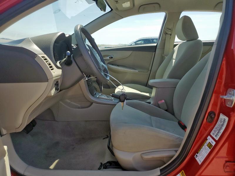 1NXBU4EE3AZ235605 - 2010 TOYOTA COROLLA BASE Կարմիր լուսանկար 7