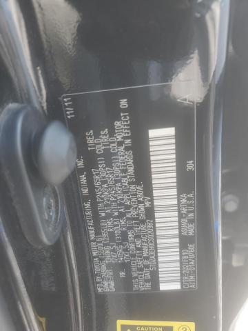 5TDZA3EH0CS020982 - 2012 TOYOTA HIGHLANDER BASE أسود صورة 13