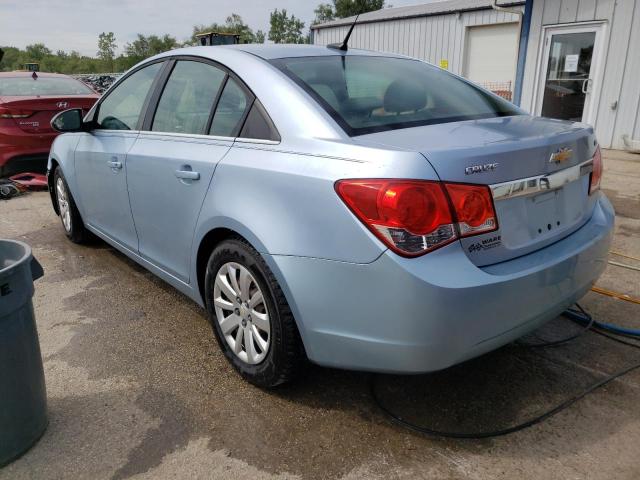 1G1PF5S90B7192299 - 2011 CHEVROLET CRUZE LT BLUE photo 2