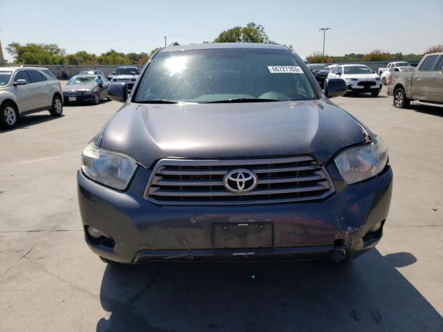 5TDKK3EH4AS006837 - 2010 TOYOTA HIGHLANDER SE CHARCOAL photo 5