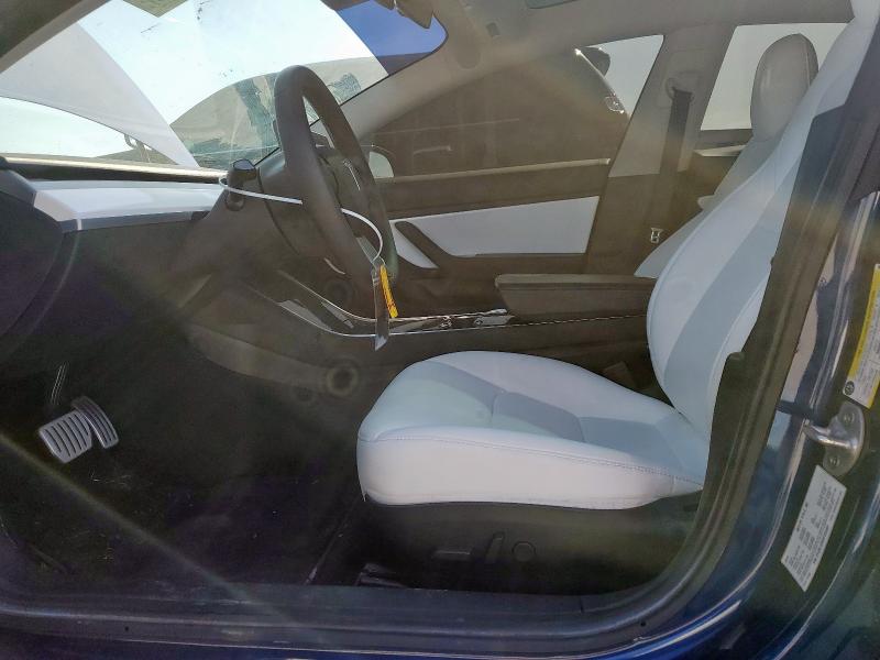 5YJ3E1EB5KF454991 - 2019 TESLA MODEL 3 BLUE photo 7