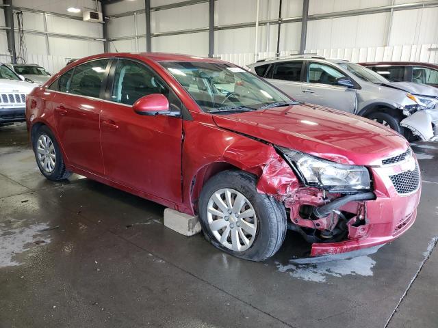 1G1PF5S91B7218974 - 2011 CHEVROLET CRUZE LT RED photo 4