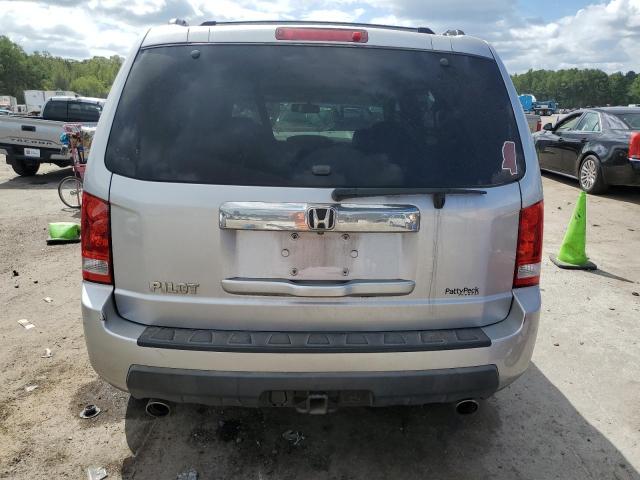 5FNYF3H51AB016956 - 2010 HONDA PILOT EXL SILVER photo 6