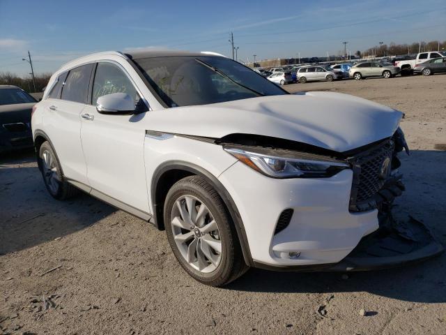 3PCAJ5BB8MF117846 - 2021 INFINITI QX50 LUXE WHITE photo 1