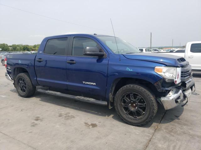 5TFEM5F18FX092739 - 2015 TOYOTA TUNDRA CREWMAX SR5 BLUE photo 4