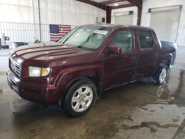 2HJYK16527H533524 - 2007 HONDA RIDGELINE RTL MAROON photo 1