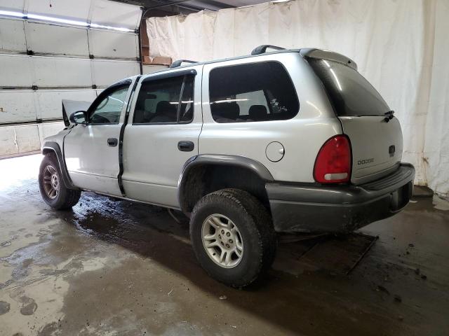 1B4HS38N32F105062 - 2002 DODGE DURANGO SPORT SILVER photo 2