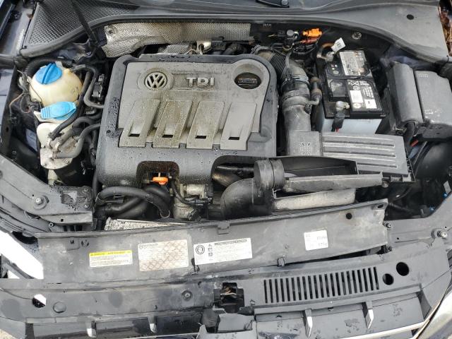 1VWBN7A31DC101741 - 2013 VOLKSWAGEN PASSAT SE ლურჯი ფოტო 11