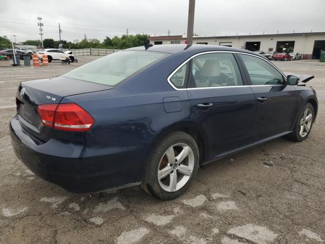 1VWBN7A31DC101741 - 2013 VOLKSWAGEN PASSAT SE ლურჯი ფოტო 3