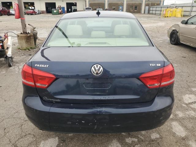 1VWBN7A31DC101741 - 2013 VOLKSWAGEN PASSAT SE ლურჯი ფოტო 6