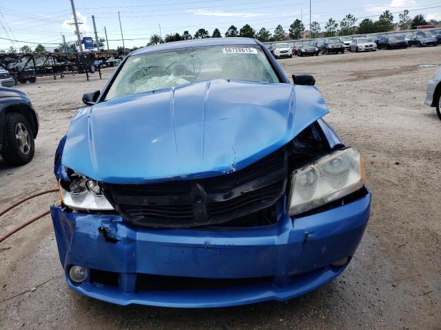 1B3LC56R38N218313 - 2008 DODGE AVENGER SXT BLUE photo 5