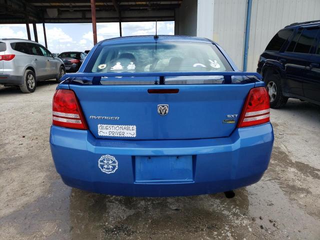 1B3LC56R38N218313 - 2008 DODGE AVENGER SXT BLUE photo 6