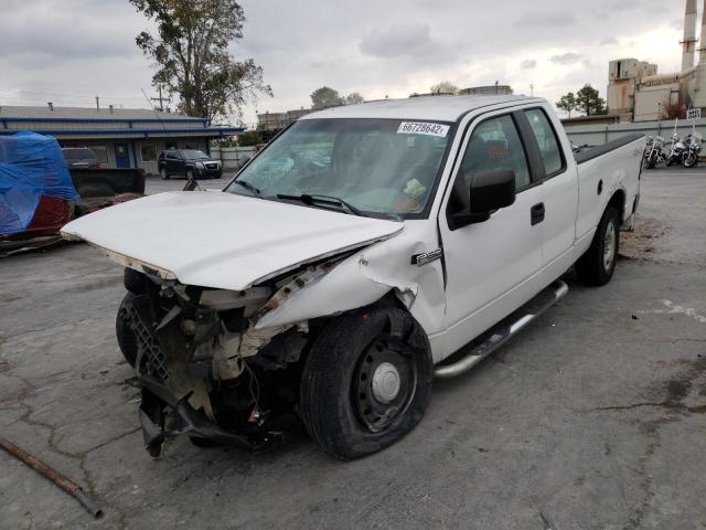 1FTRX14W07KD48046 - 2007 FORD F150 WHITE photo 2