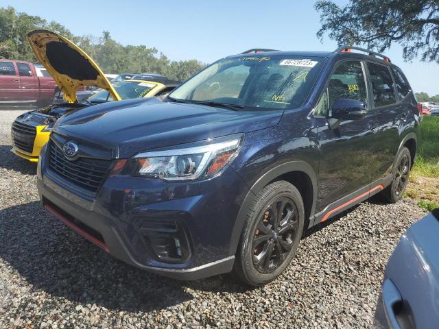 JF2SKAMC1LH592576 - 2020 SUBARU FORESTER SPORT BLUE photo 1