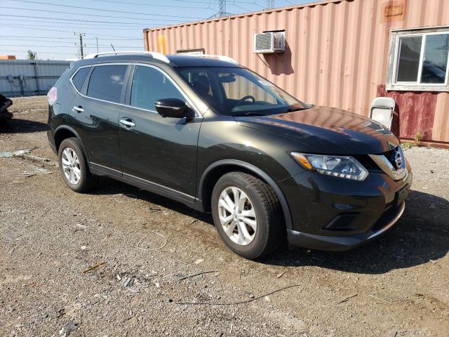 5N1AT2MVXFC887378 - 2015 NISSAN ROGUE S GREEN photo 4