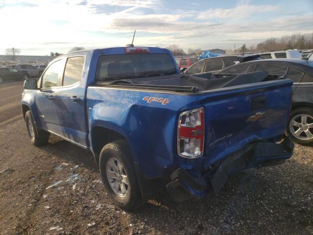 1GCGTBEN8K1284674 - 2019 CHEVROLET COLORADO BLUE photo 2