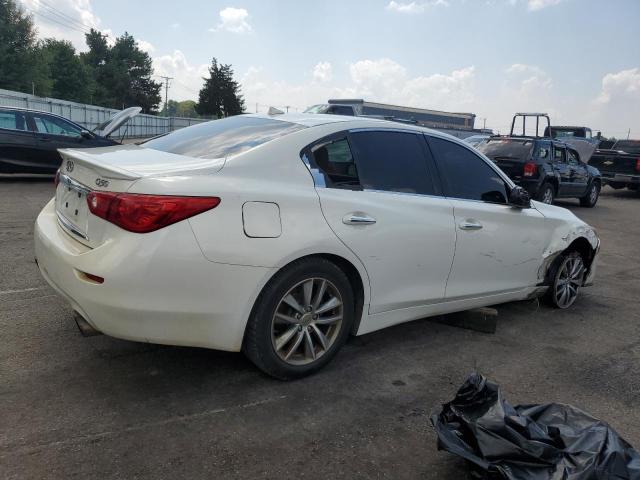 JN1BV7AR3EM697893 - 2014 INFINITI Q50 BASE WHITE photo 3