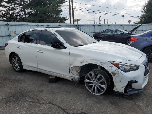 JN1BV7AR3EM697893 - 2014 INFINITI Q50 BASE WHITE photo 4