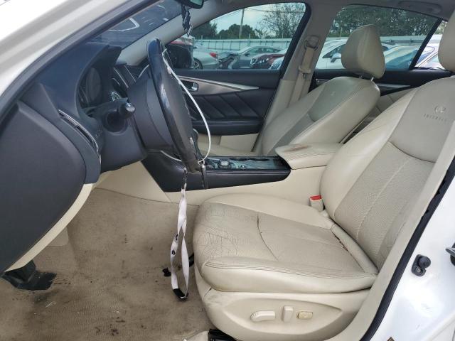 JN1BV7AR3EM697893 - 2014 INFINITI Q50 BASE WHITE photo 7