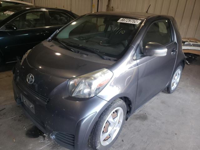 JTNJJXB08CJ012253 - 2012 TOYOTA SCION IQ GRAY photo 2