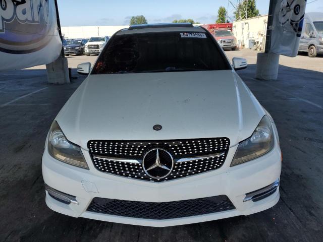 WDDGF4HB3CR207479 - 2012 MERCEDES-BENZ C 250 WHITE photo 5