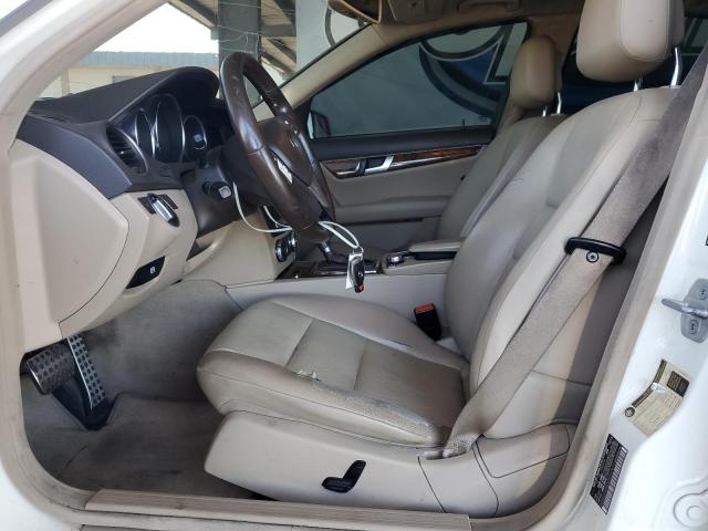 WDDGF4HB3CR207479 - 2012 MERCEDES-BENZ C 250 WHITE photo 7