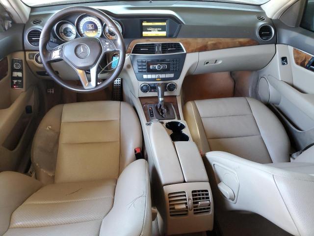 WDDGF4HB3CR207479 - 2012 MERCEDES-BENZ C 250 WHITE photo 8