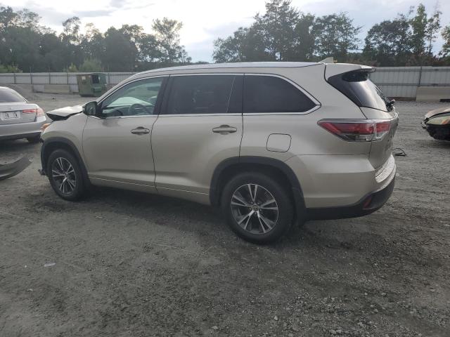 5TDJKRFH5GS501988 - 2016 TOYOTA HIGHLANDER XLE Світло-коричневий фото 2