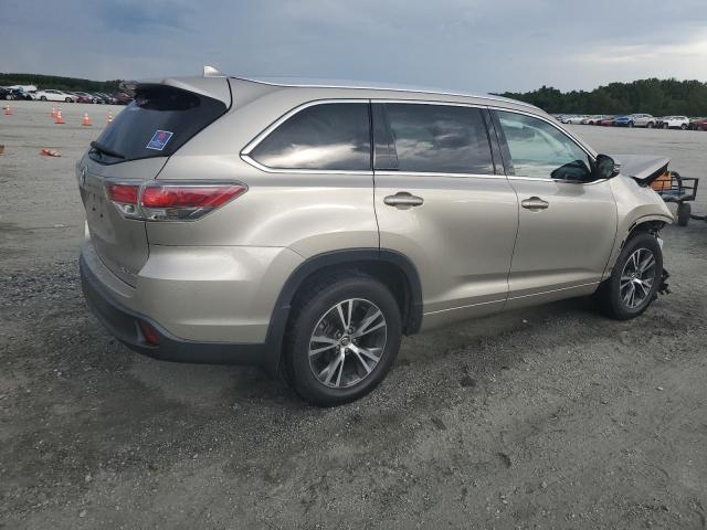 5TDJKRFH5GS501988 - 2016 TOYOTA HIGHLANDER XLE Світло-коричневий фото 3