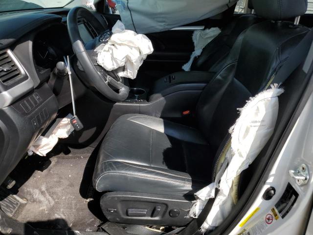 5TDKKRFH8FS063289 - 2015 TOYOTA HIGHLANDER XLE WHITE photo 7