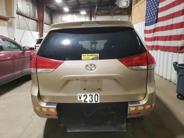 5TDKK3DC5BS126878 - 2011 TOYOTA SIENNA LE 金色 照片 6