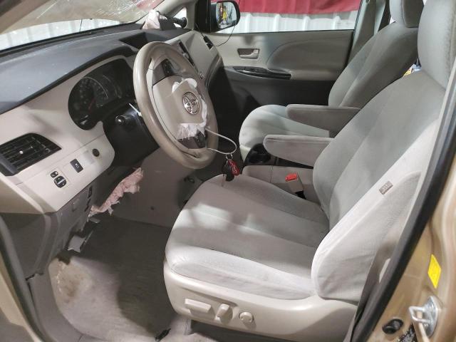 5TDKK3DC5BS126878 - 2011 TOYOTA SIENNA LE 金色 照片 7
