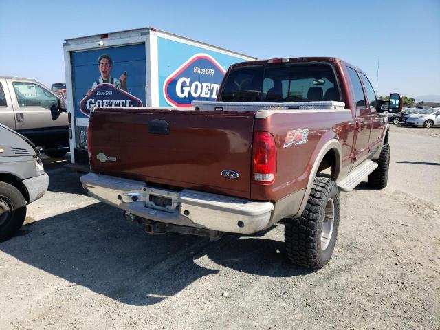 1FTWW31PX5EC96676 - 2005 FORD F350 SRW SUPER DUTY BURGUNDY photo 3