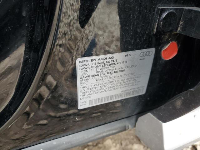 WA1BNAFY9J2067399 - 2018 AUDI Q5 PREMIUM PLUS BLACK photo 12