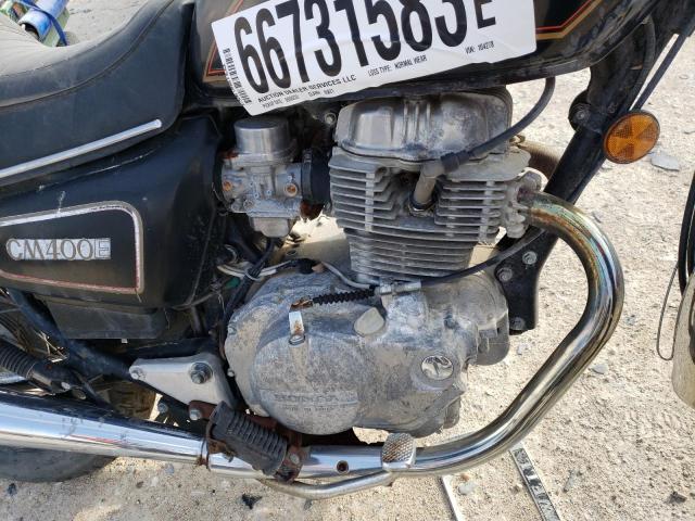 JH2NC0115BM104278 - 1981 HONDA CM400 E BLACK photo 7