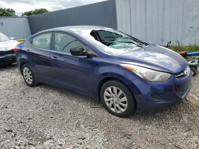 5NPDH4AEXCH069264 - 2012 HYUNDAI ELANTRA GLS BLUE photo 4