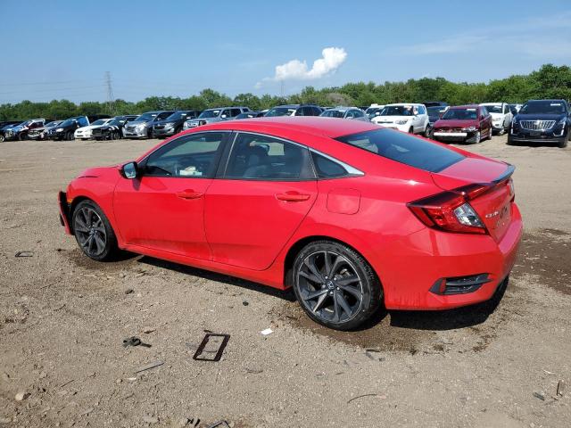 2HGFC2F82MH554637 - 2021 HONDA CIVIC SPORT RED photo 2