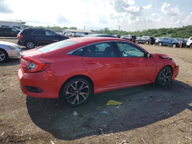 2HGFC2F82MH554637 - 2021 HONDA CIVIC SPORT RED photo 3