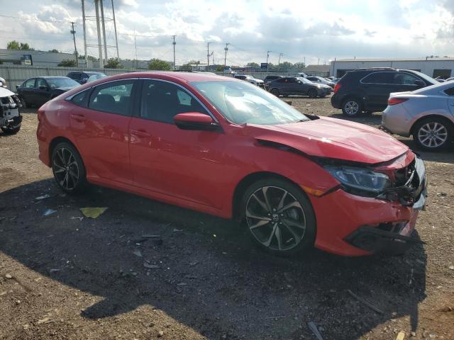 2HGFC2F82MH554637 - 2021 HONDA CIVIC SPORT RED photo 4