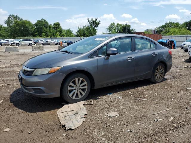 2HGFB2F96CH511431 - 2012 HONDA CIVIC EXL GRAY photo 1