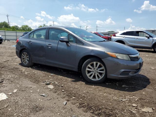 2HGFB2F96CH511431 - 2012 HONDA CIVIC EXL GRAY photo 4