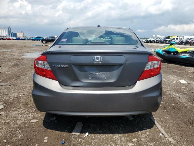 2HGFB2F96CH511431 - 2012 HONDA CIVIC EXL GRAY photo 6
