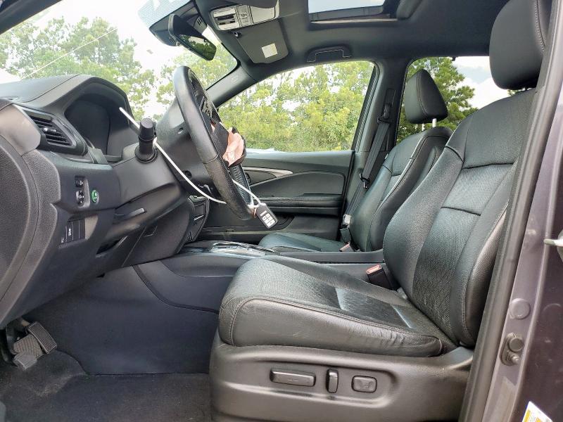 5FNYF7H56KB011521 - 2019 HONDA PASSPORT EXL GRAY photo 7