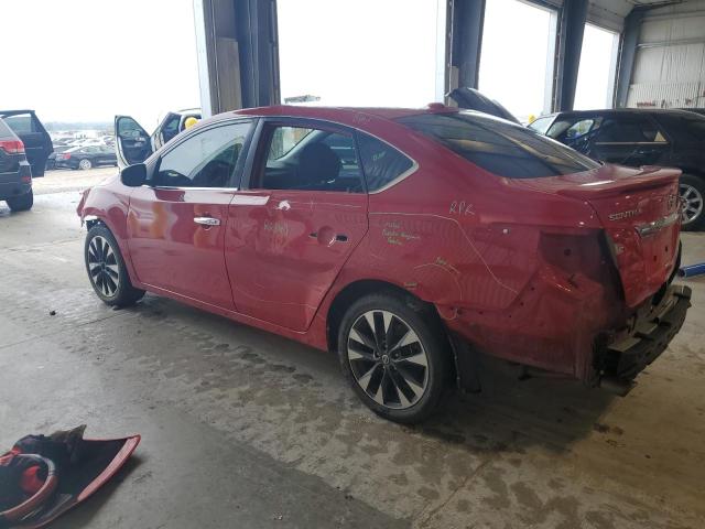 3N1AB7AP9KY319461 - 2019 NISSAN SENTRA S RED photo 2