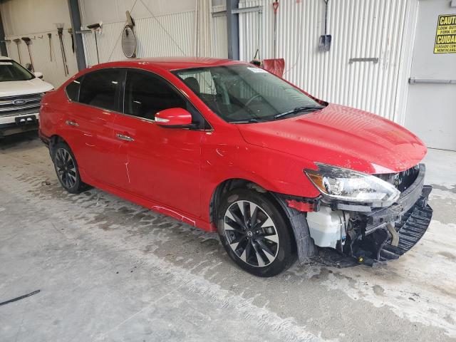 3N1AB7AP9KY319461 - 2019 NISSAN SENTRA S RED photo 4